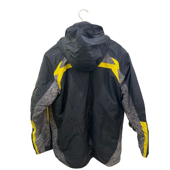Columbia interchange 2 in 1 men’s jacket large removable hood/shell waterproof - Picture 4 of 12